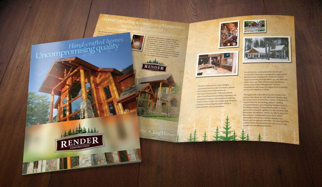 Home Construction Large Brochure Design - Brochure Design And Printing ...