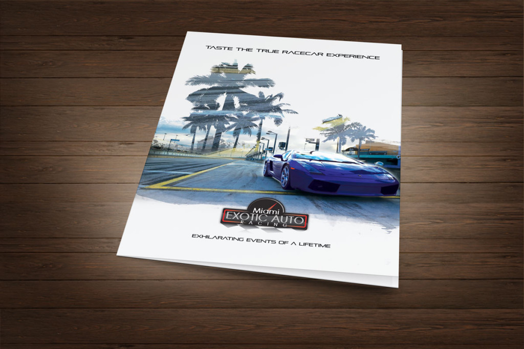 4-Page Brochure Design - Printed 250