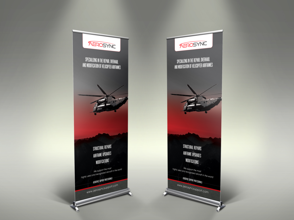 Aerospace Support Professionals Trade Show Banners - Brochure Design