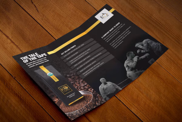 Coffee Company Trifold Brochure