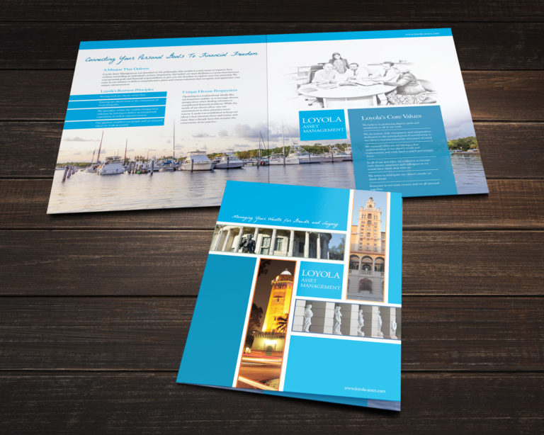 Loyola Asset Management Brochure Design - Brochure Design And Printing ...