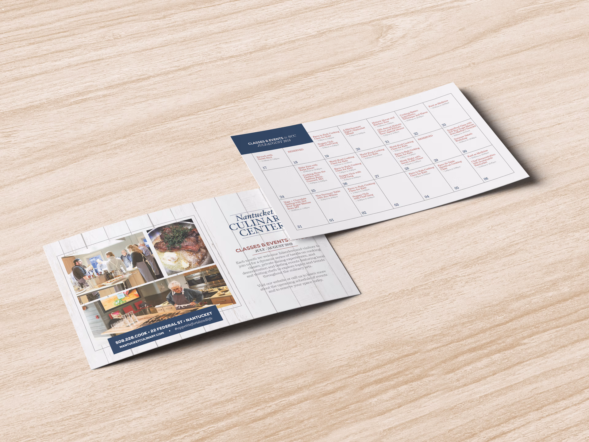 Culinary Center Calendar Postcard
