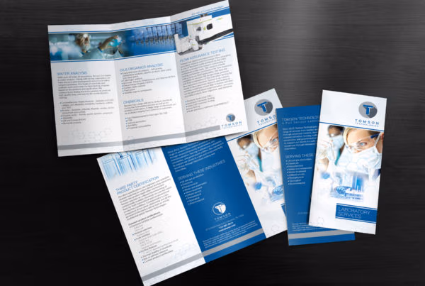 Water Testing Laboratory Trifold Brochure