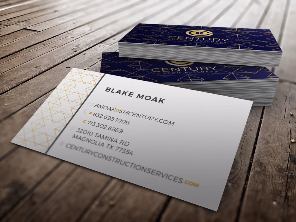 Business Card Design - Printed 500