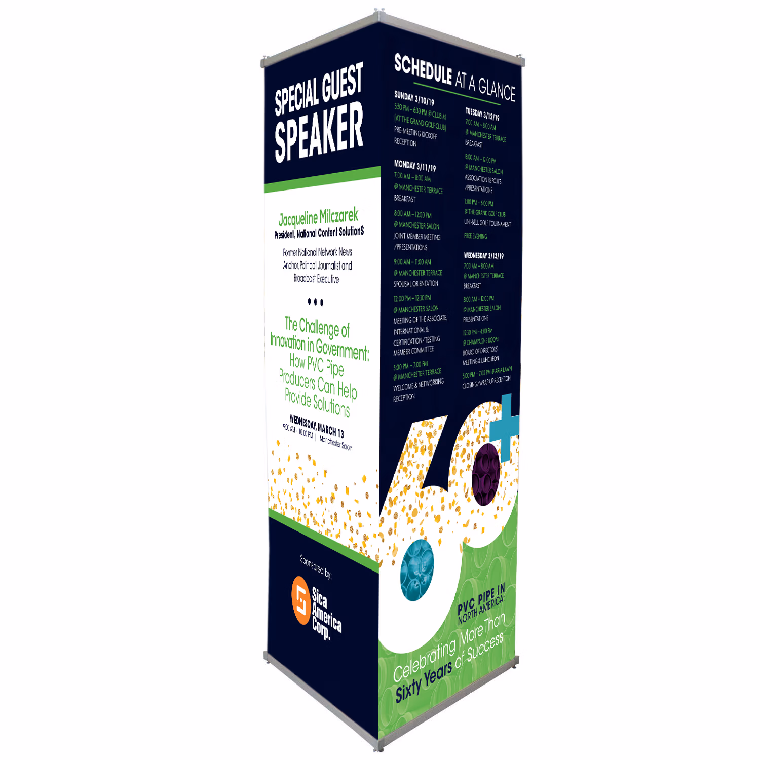 Tradeshow Tripanel Banner Design