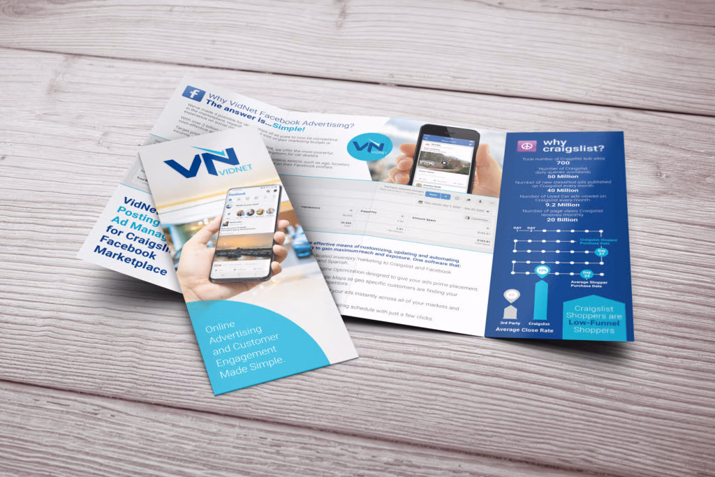4-panel brochure design - Printed 250
