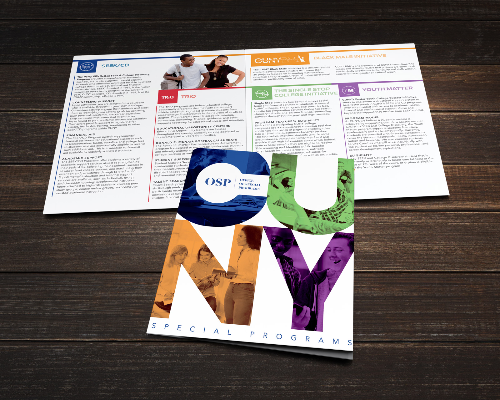 CUNY University 4 Page Program Brochure - Brochure Design and Printing ...