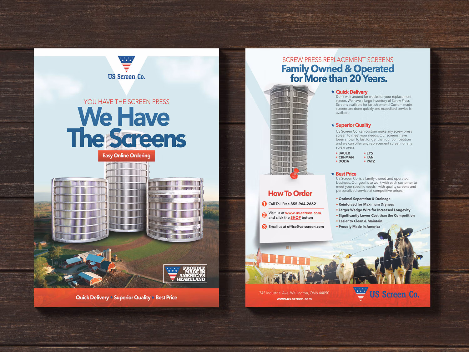 Agricultural Supply Marketing Flyer