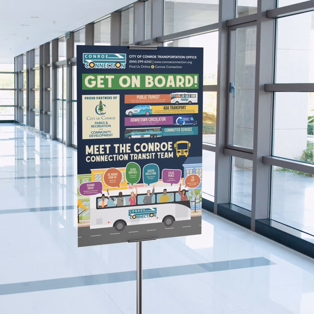 City Transit Promotional sign design