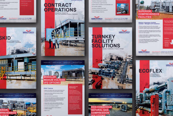 Set of Industrial flyers custom graphic design