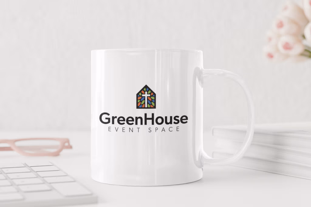 GreenHouse Logo Design on Mug