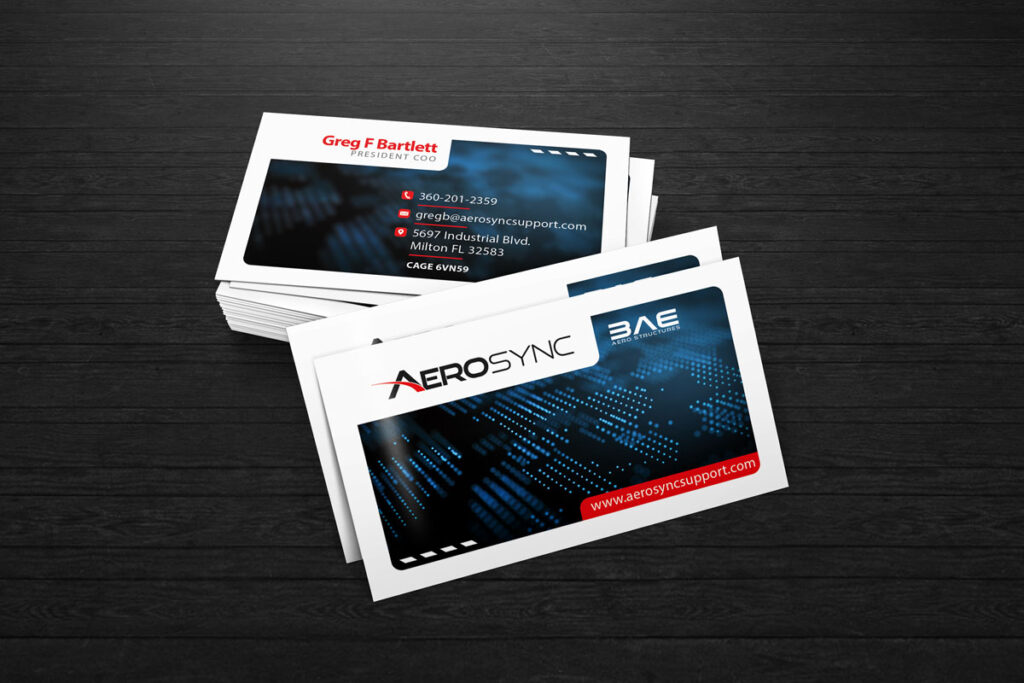 Aerospace Engineering Business Card Design