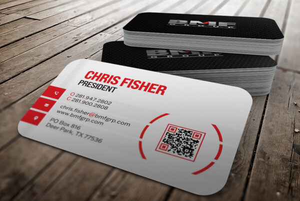 Construction Company Business Card Design