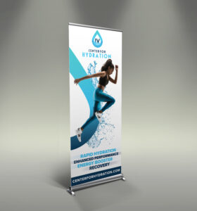 Health Pop Up Banner Design