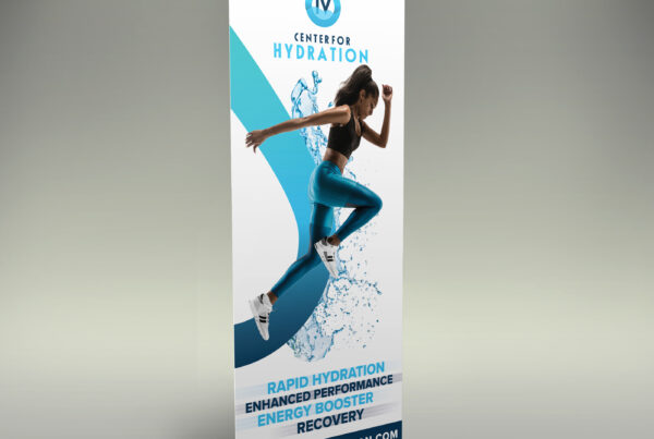 Health Pop Up Banner Design