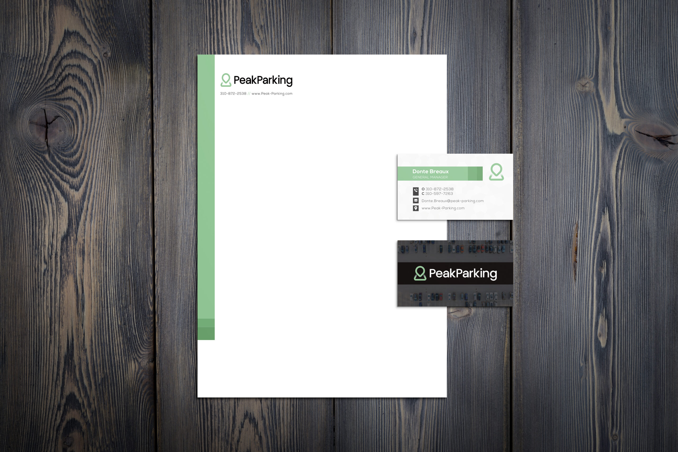 Parking Lot Management Branding Design