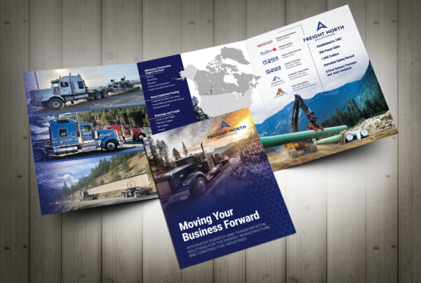 Freight Shipping 6 page Brochure Design