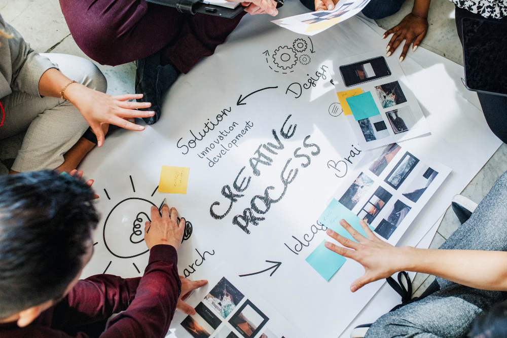 Discussing the creative process